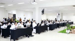Peserta ujian PPAT Tahun 2022 di Aula Nusantara Gedung PPSDM