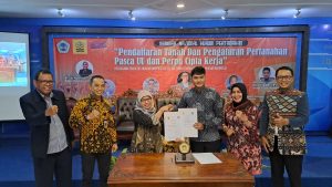 Penandatanganan Implementation of Agreement (IoA) antara Beranda Hukum Indonesia dengan Universitas Dr. Soetomo Surabaya
