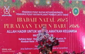 Dirjen AHU, Dr. Widodo, SH, MH saat memberikan sambutannya