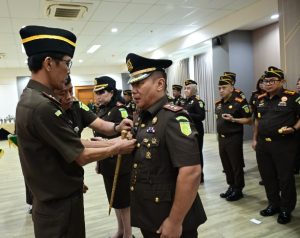 Kepala Kejaksaan Negeri Kabupaten Tasikmalaya, Jemmy Novian Tirayudi saat pelantikan 